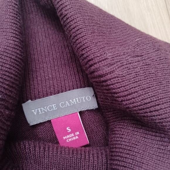 Vince Sleeveless Tunic Sweater Eggplant NWT S - Picture 8 of 11